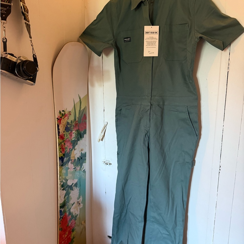 Wildfang Green Jumpsuit